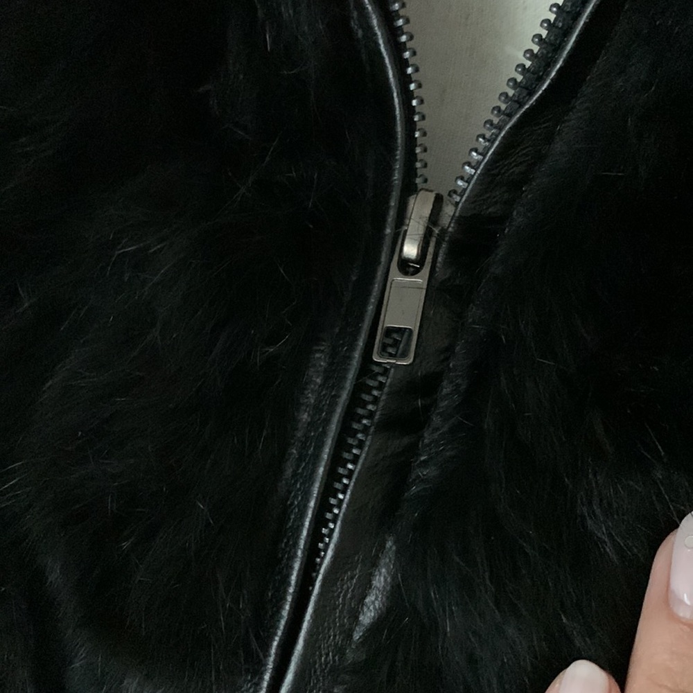 Vintage Rabbit Fur Coat - Picture 6 of 9